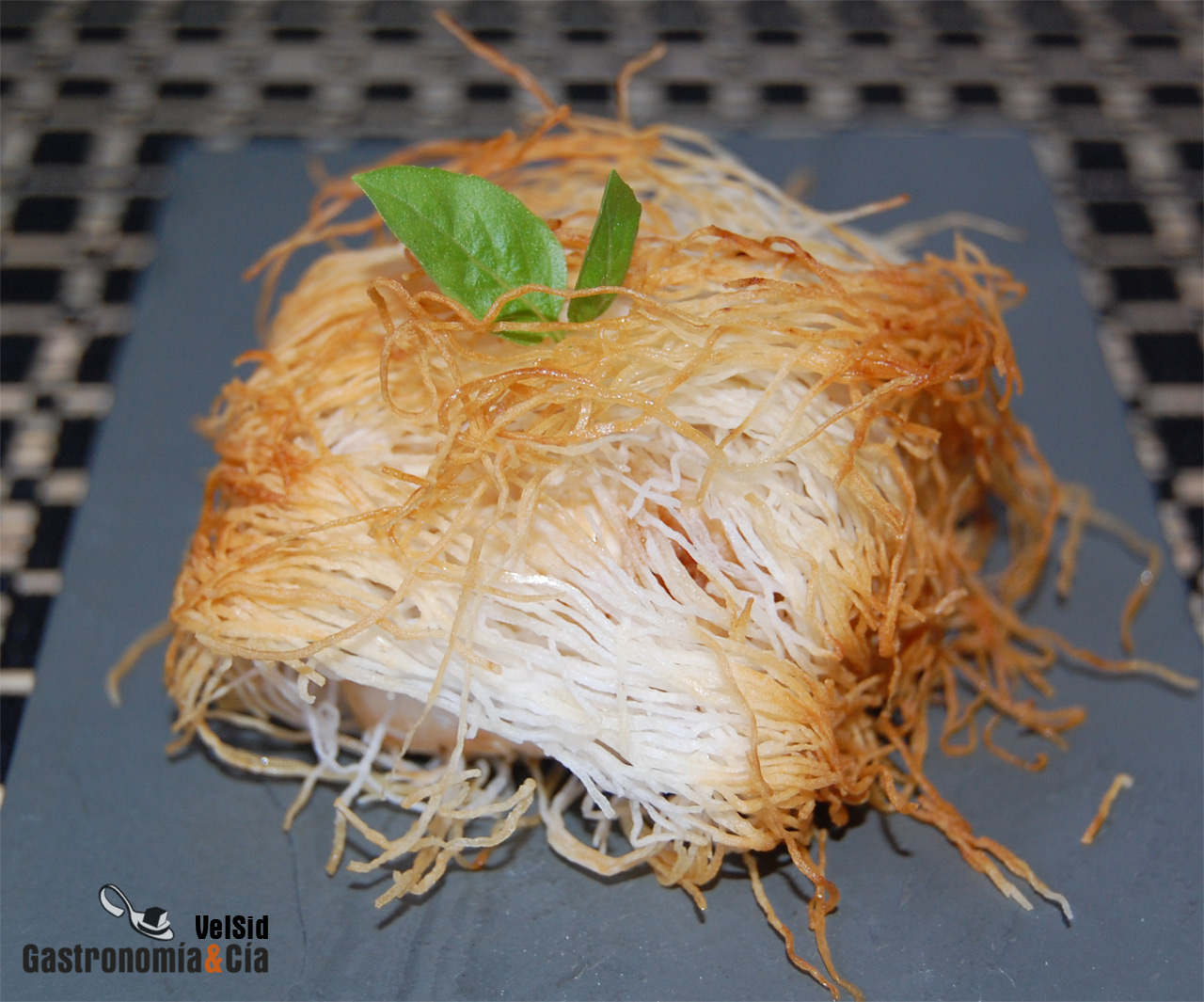 Receta de Tofu kataifi al horno