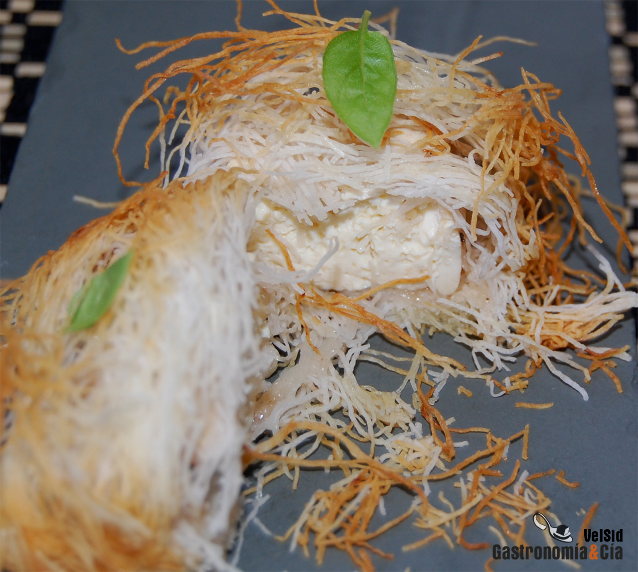 Receta de Tofu kataifi al horno