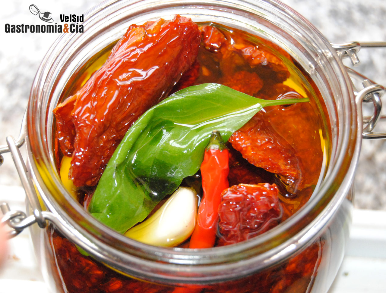 Tomates secos en aceite