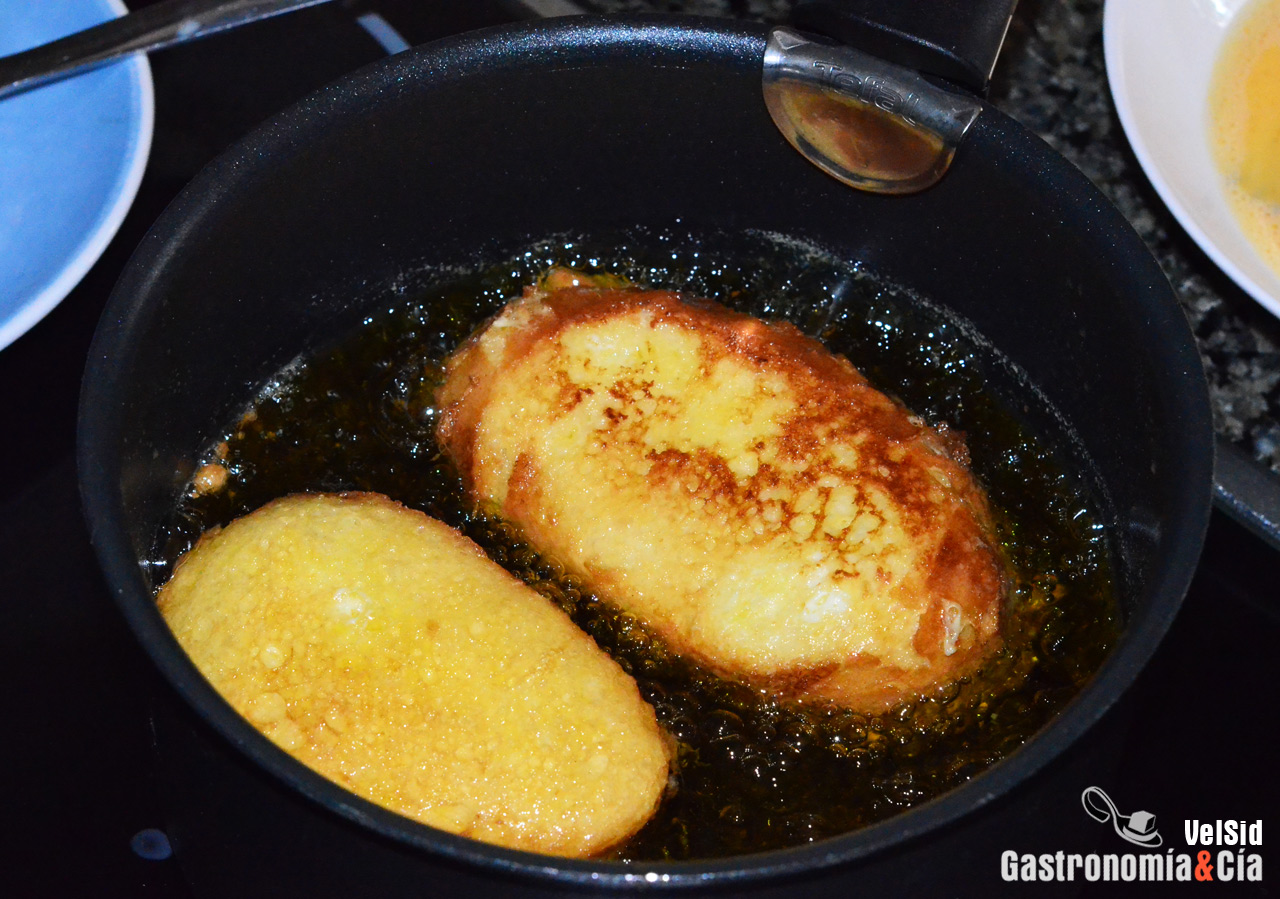 Torrijas con licor de anís
