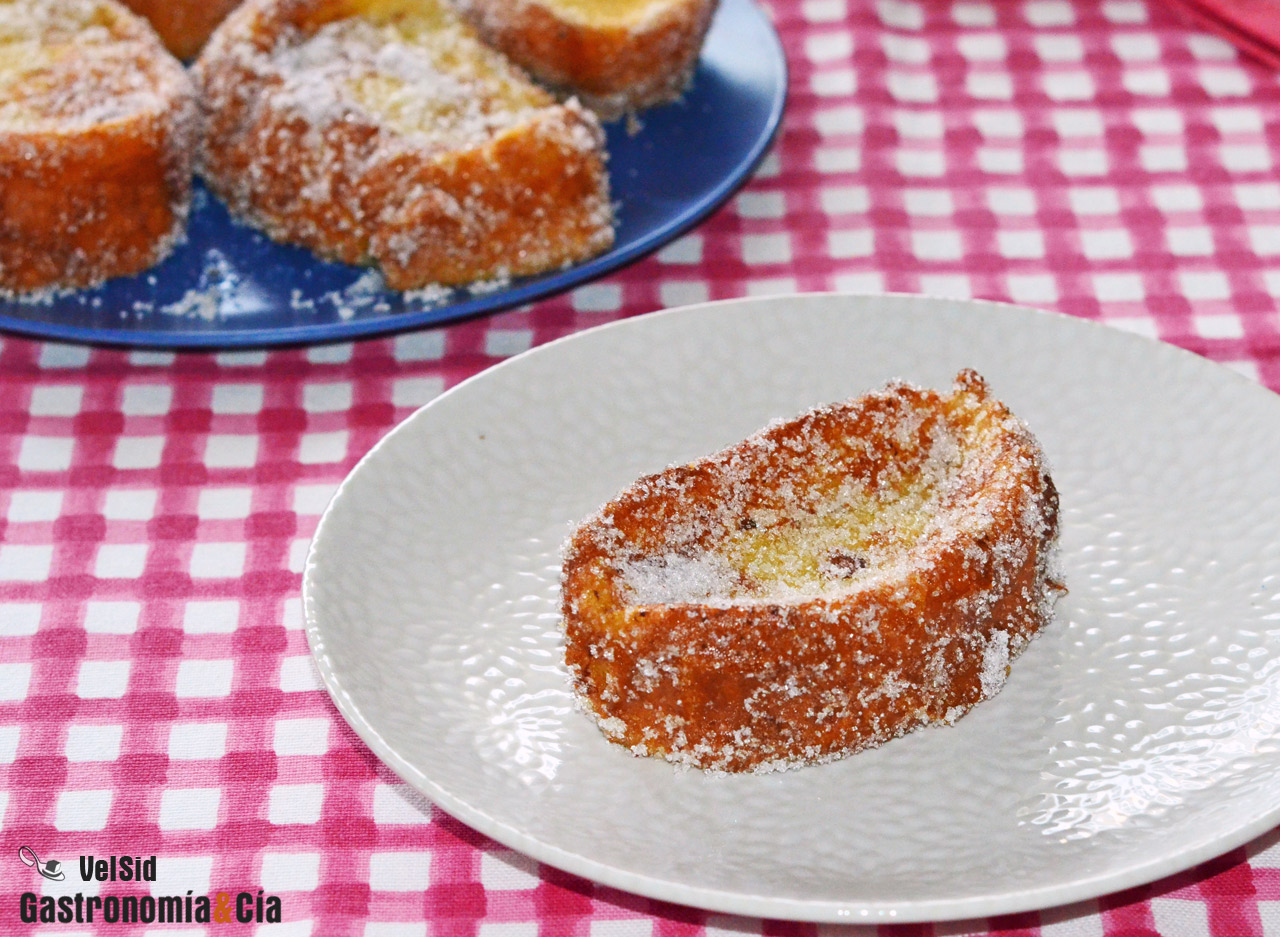 Torrijas con licor de anís