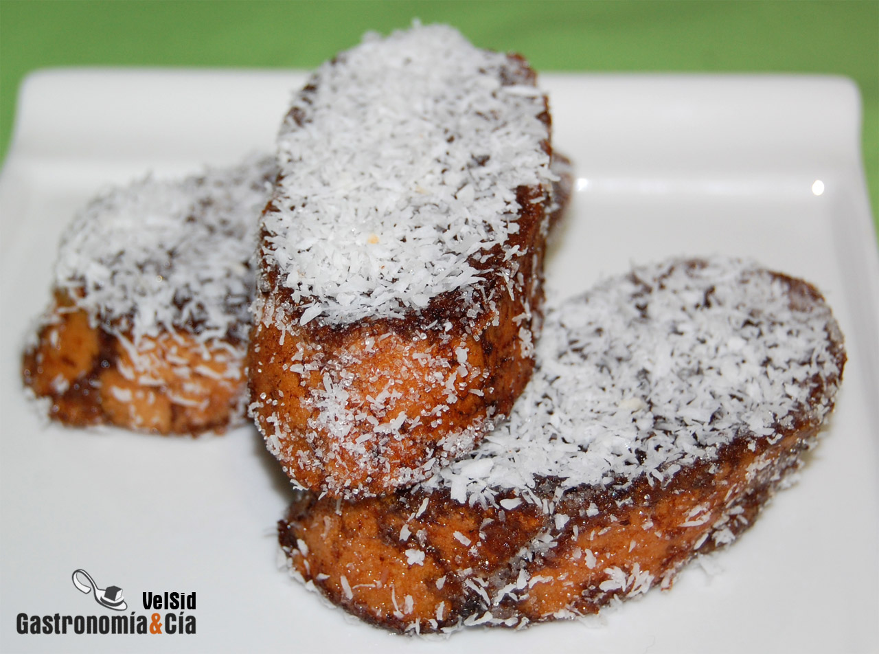 Torrijas de chocolate