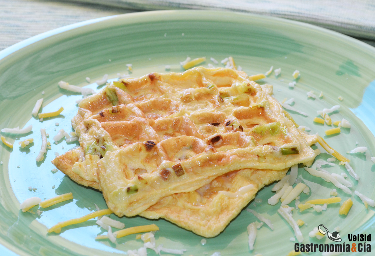 Hacer una tortilla en la gofrera