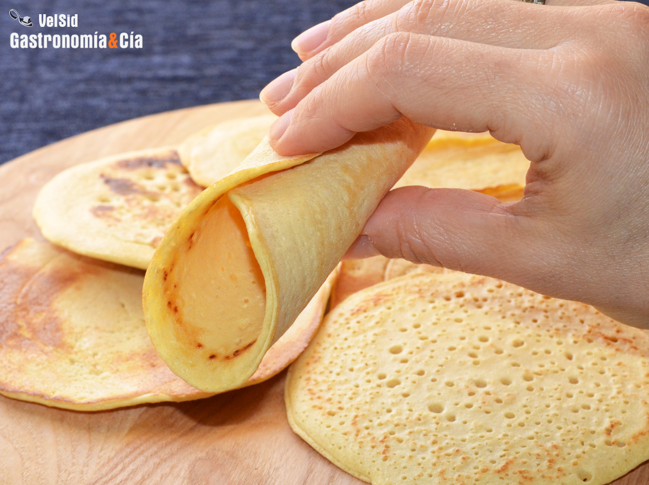 Tortitas con harina de garbanzos