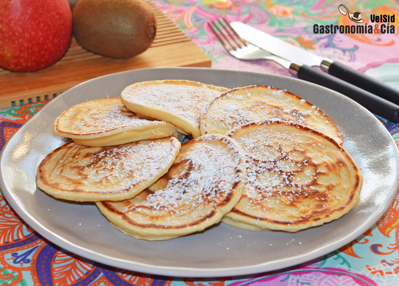 Pancakes o tortitas rellenas de Nutella, la receta más 