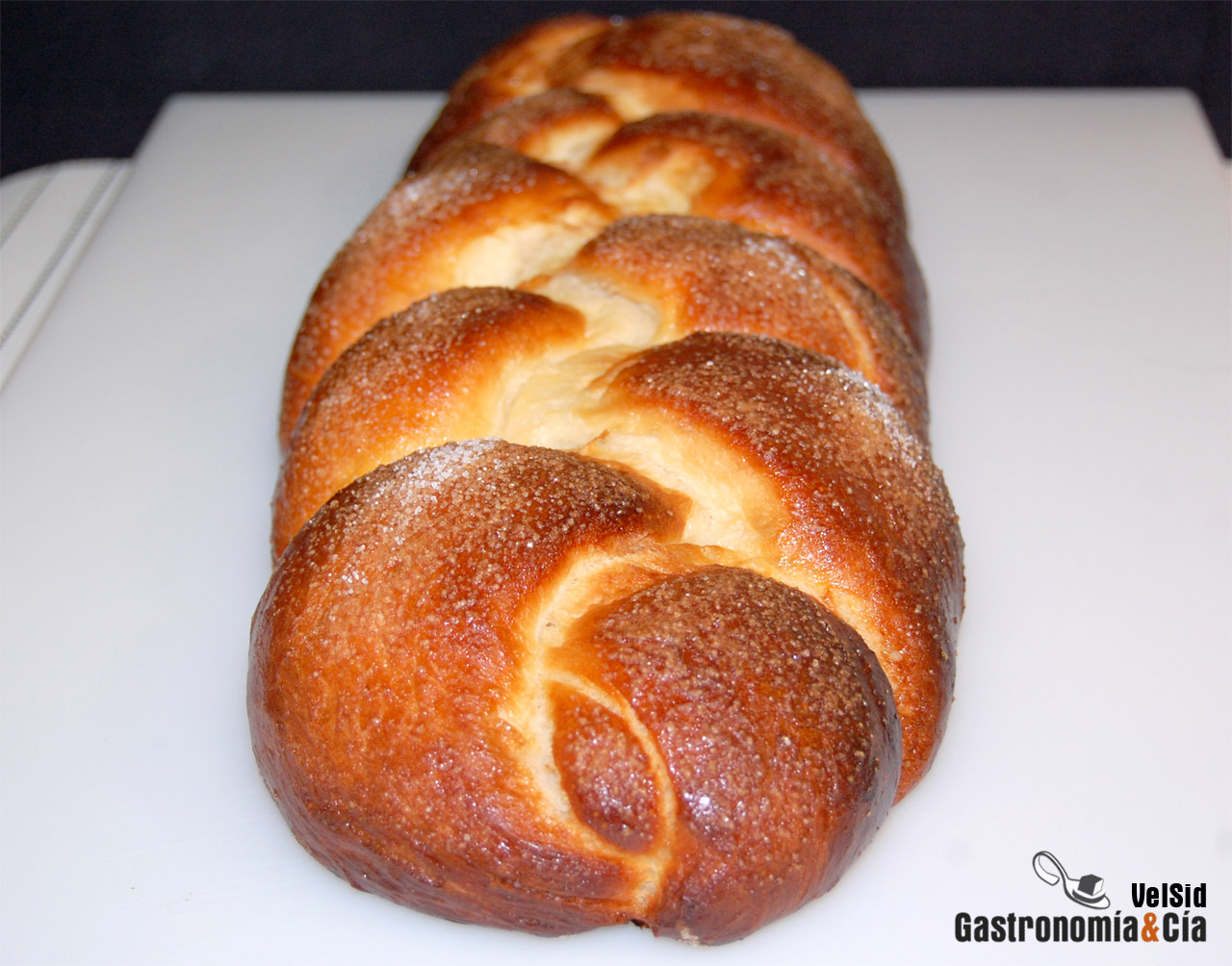 Trenza de brioche al azahar