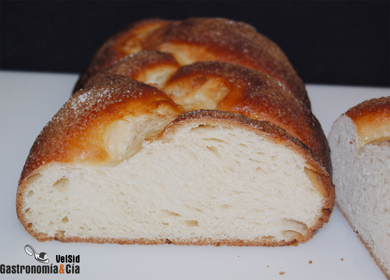 Trenza de brioche al azahar