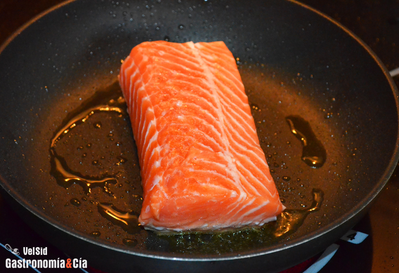 Trucha del Fiordo de Noruega con crema cítrica de chiri