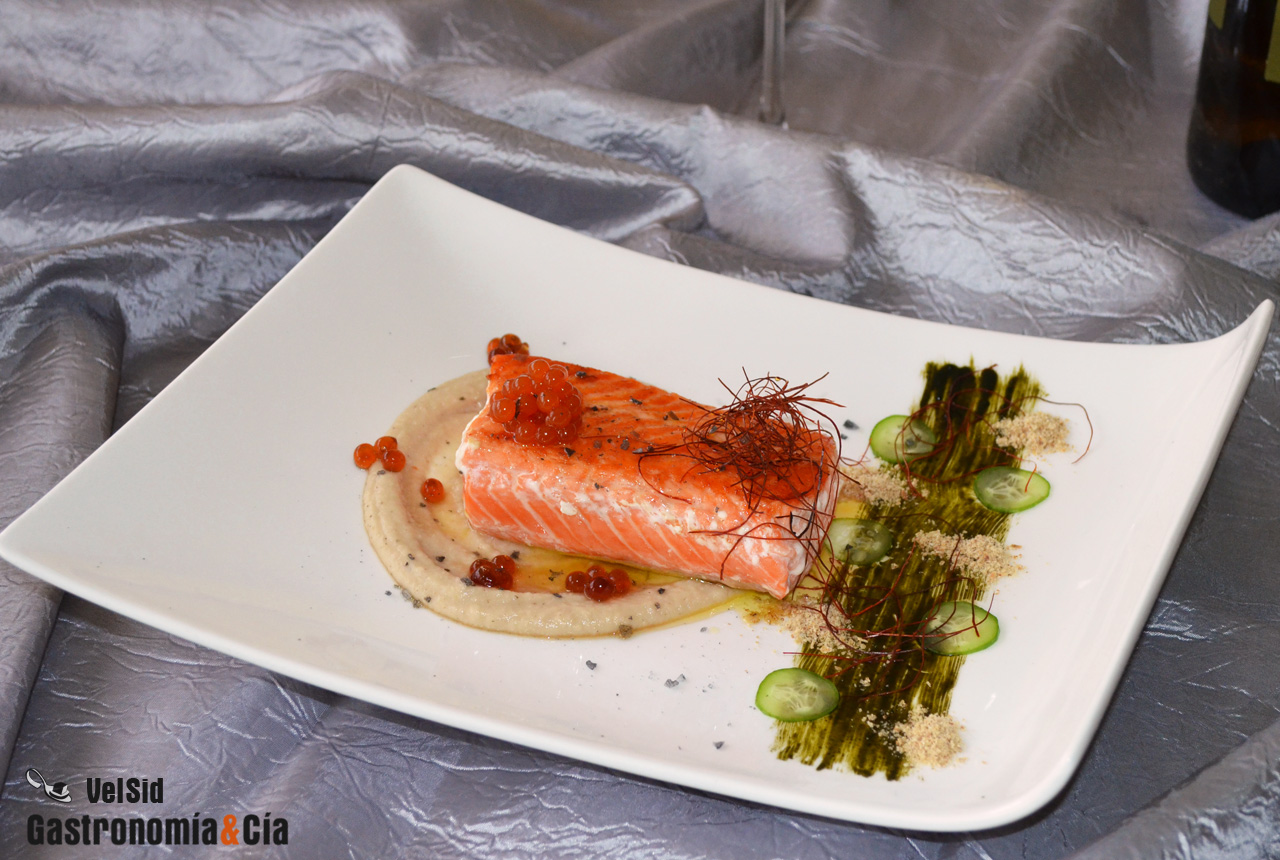 Trucha del Fiordo de Noruega con crema cítrica de chiri