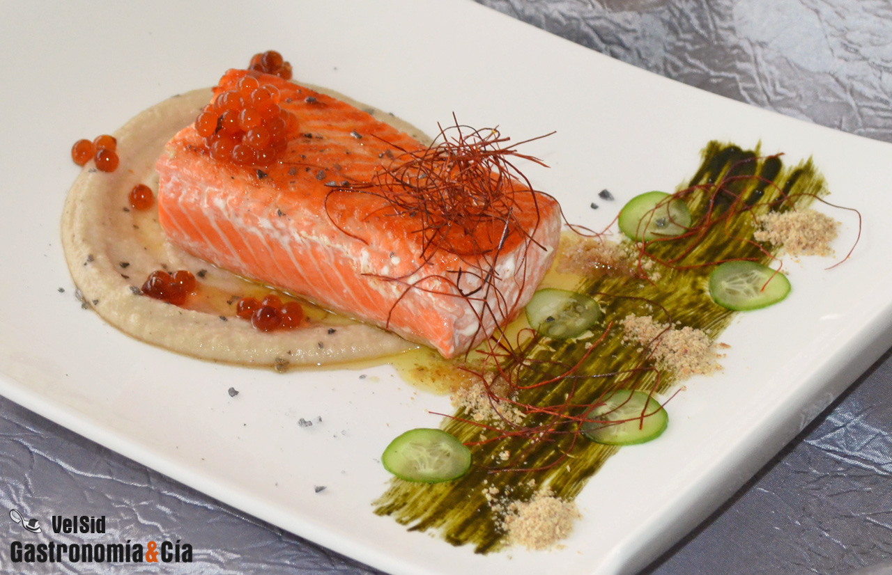 Trucha del Fiordo de Noruega con crema cítrica de chiri