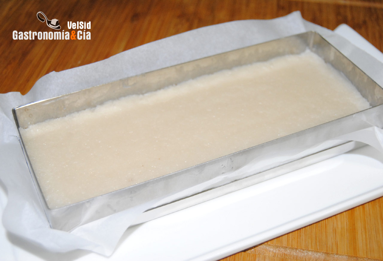 Turrón de coco casero