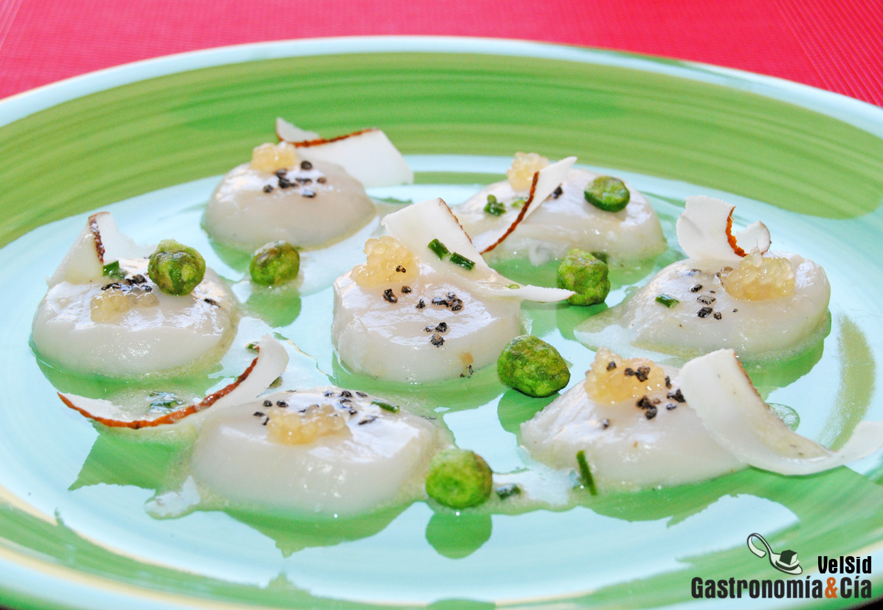 Carpaccio de vieiras