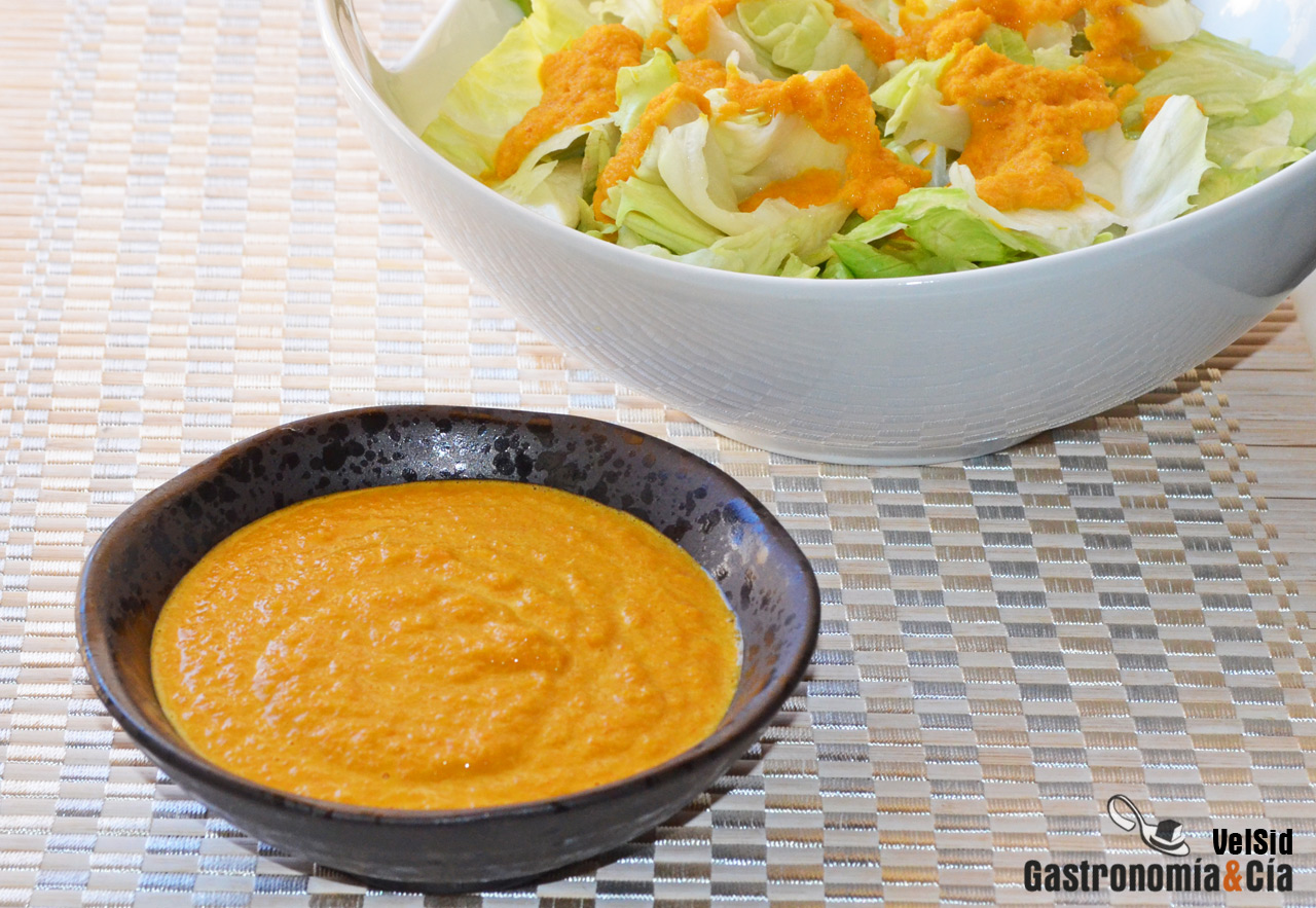 Vinagreta de zanahoria y jengibre