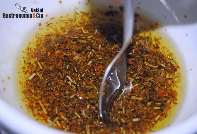 Paletilla de cordero al horno con especias picantes