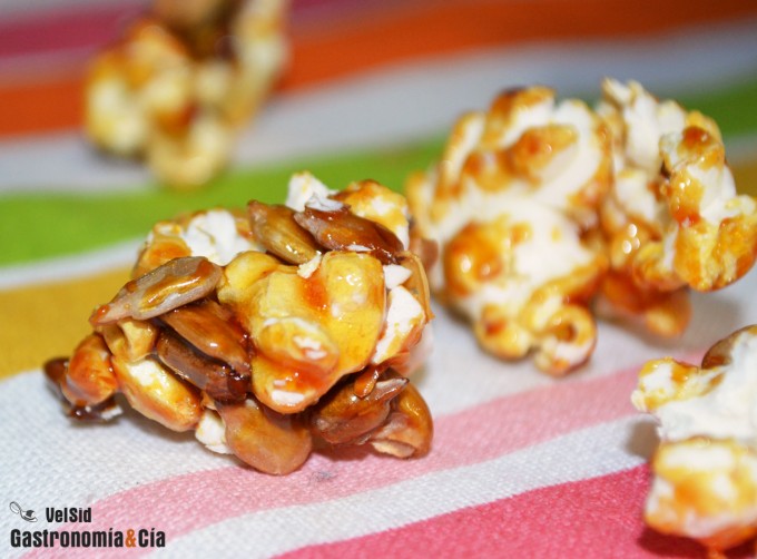 Palomitas de maíz dulces con pipas