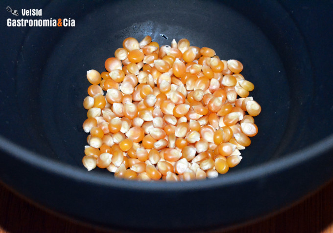 Palomitas de maíz dulces saludables