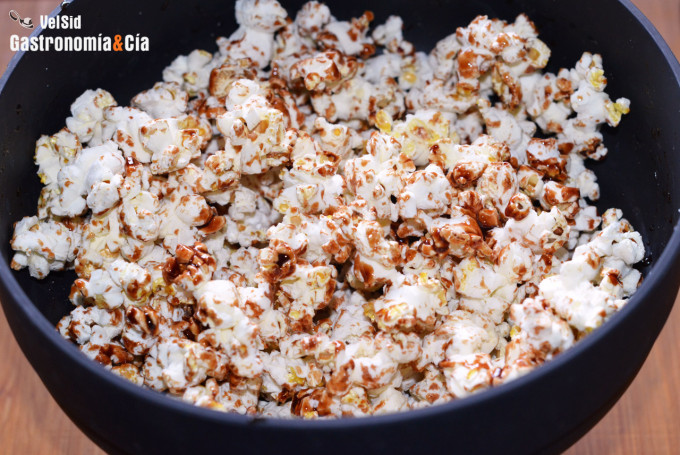 Palomitas de maíz dulces saludables