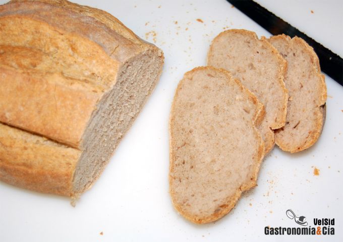 Pan de centeno integral y trigo 