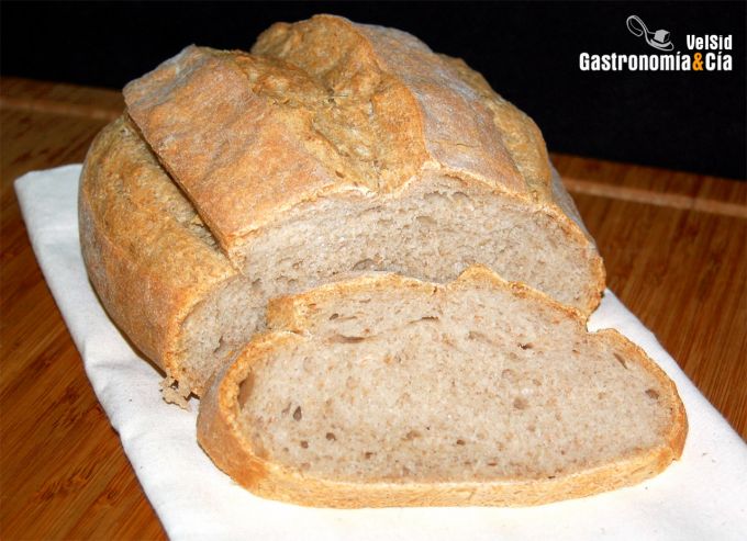 Pan de centeno integral y trigo 