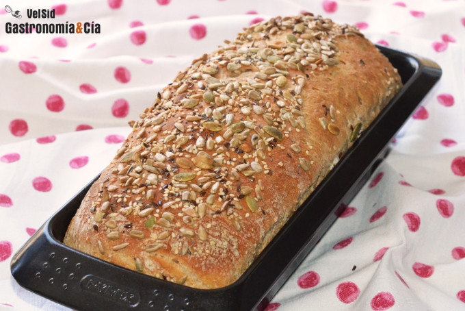 Pan de molde de espelta y leche fermentada