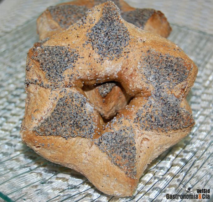 Pan integral Estrellas de amapola