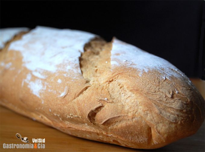 Pan fácil con masa madre