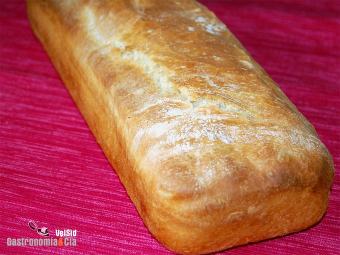 Pan de molde de panadería
