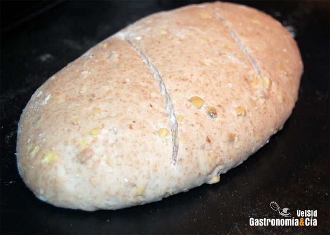 Pan de nueces y harina de centeno