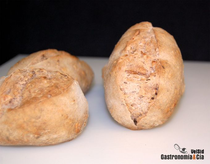 Pan de nueces y harina de centeno