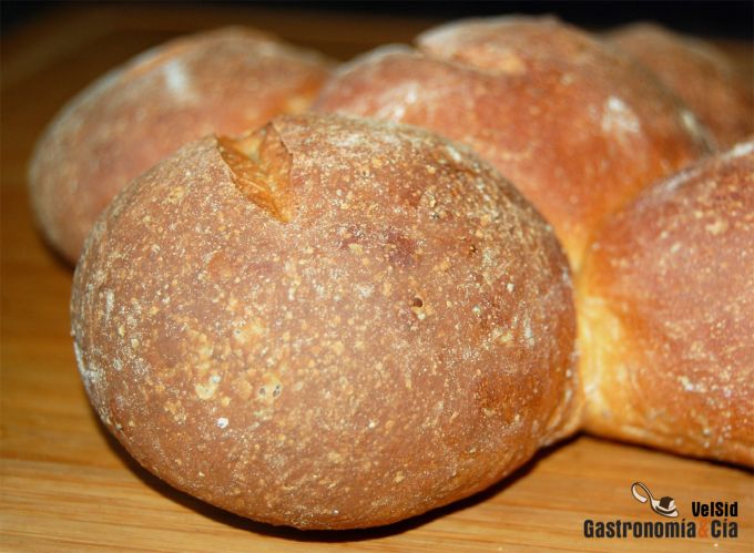 Pan con harina preparada enriquecido