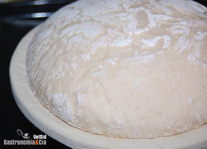 Pan con preparado panario