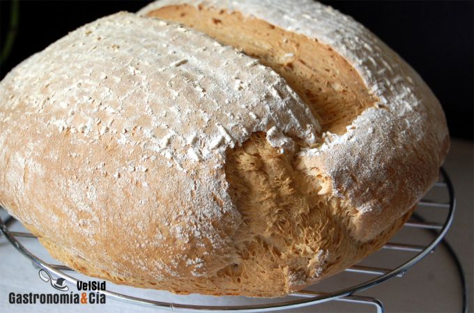 Pan con preparado panario