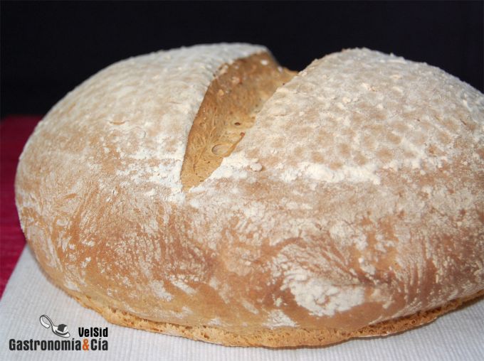 Pan con preparado panario