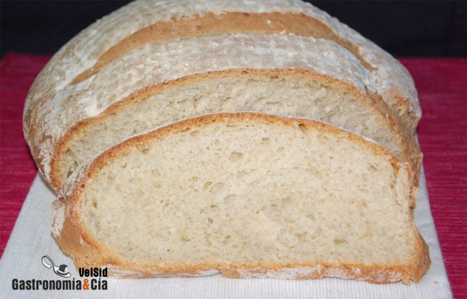 Pan con preparado panario