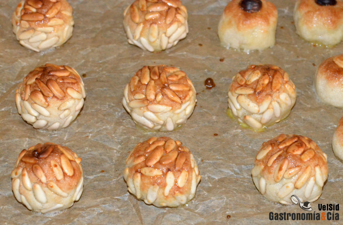 Receta de panellets de piñones bajos en azúcar