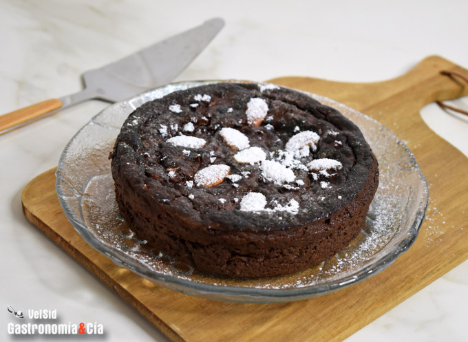 Pastel de plátano y cacao