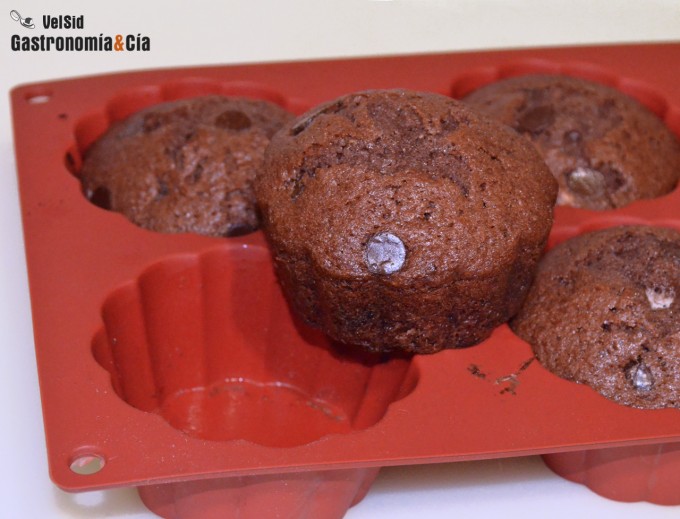 Pastelitos doble chocolate