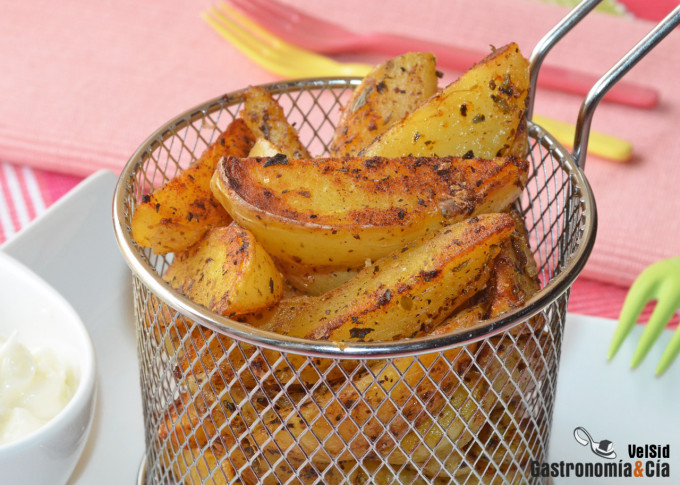 Cómo hacer patatas gajo saludables en diez minutos
