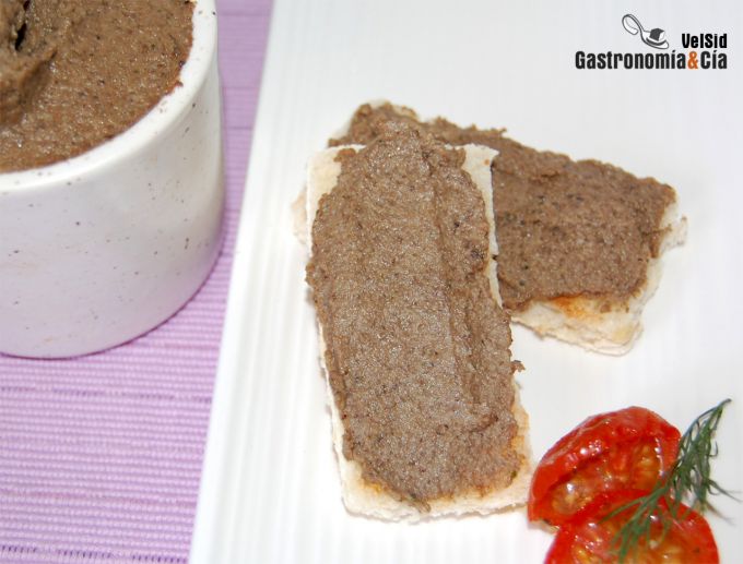 Paté de champiñones al Oporto