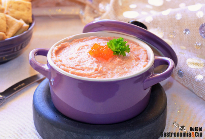 Crema de salmón casero