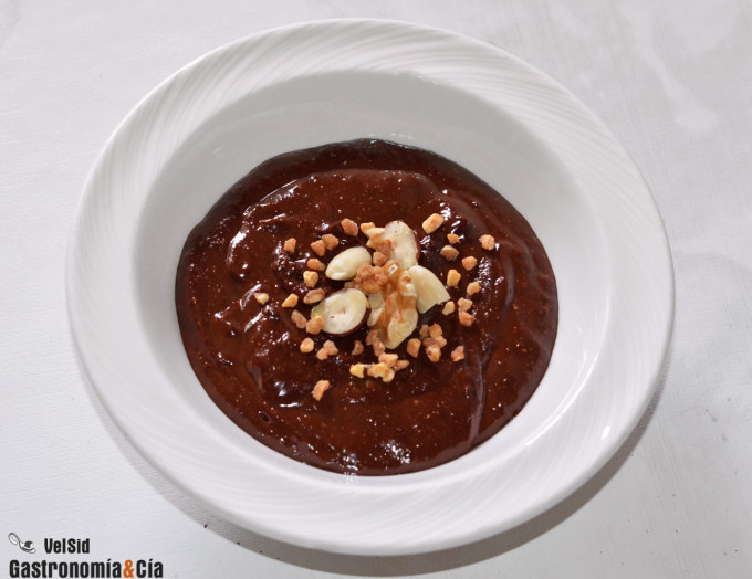 Brownie de chocolate y cacahuete