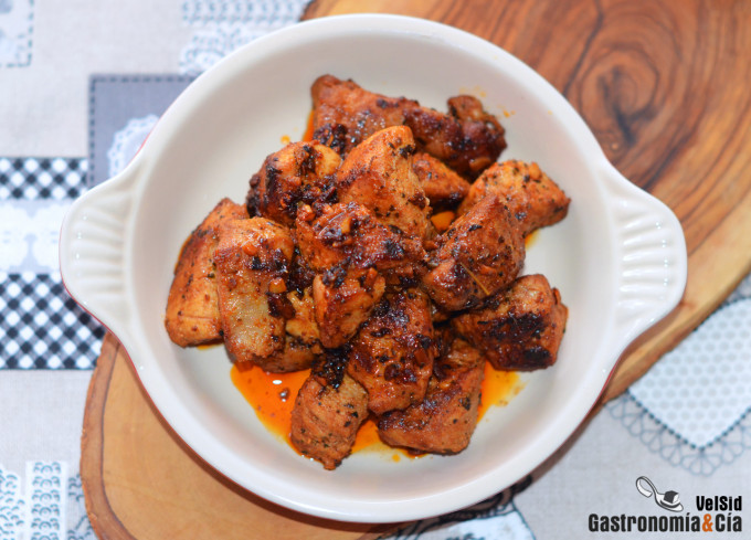 Cómo hacer pinchos de cerdo en adobo, receta muy fácil 