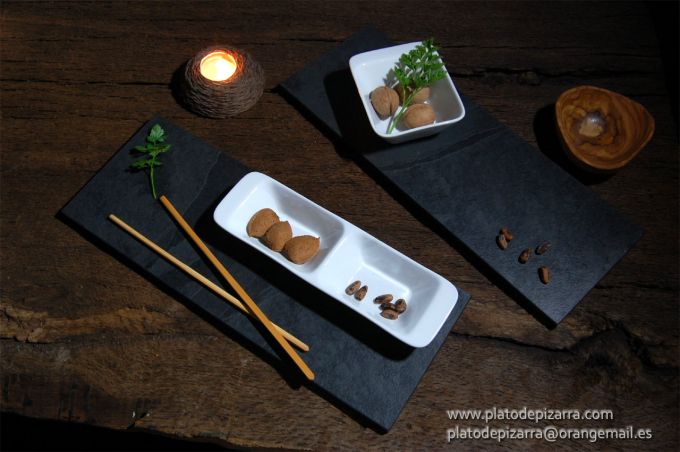 Platos de pizarra