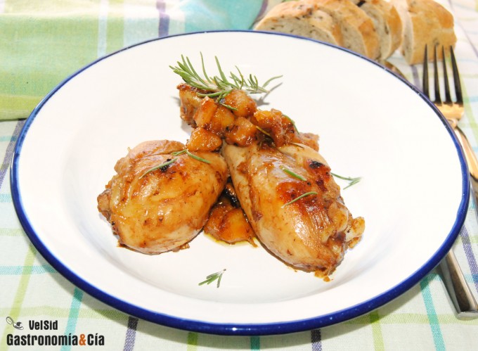 Receta de muslos de pollo con tandoori masala y chiriví