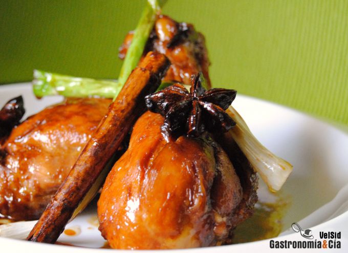 Receta de Muslos de pollo rojos