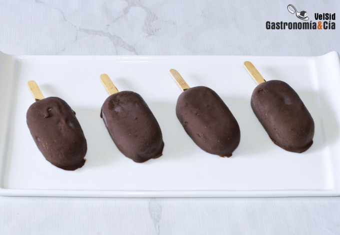 Minimagnum de mascarpone y chocolate