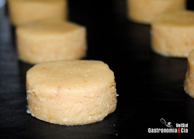 Receta de Polvorones de avellana