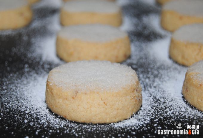 Receta de Polvorones de avellana