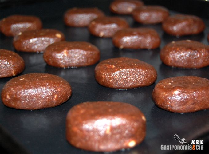 Polvorones de chocolate