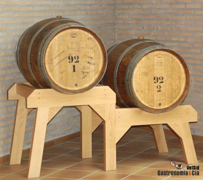 Las primeras barricas de Enate